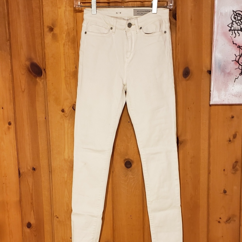 ALLSAINTS WHITE STILT JEANS